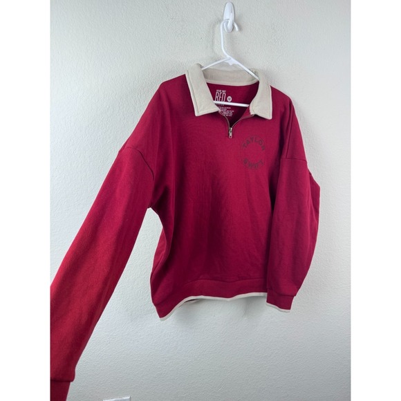 Taylor Swift RED Era Official Merch Red All Too Well Quarter-zip Women's M - Picture 4 of 6